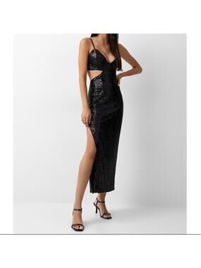 BOGO Bardot Sequin Cut Out Dress Size 10 Nwot $149
